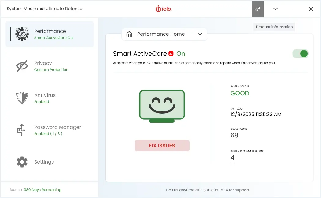 Check the version of System Mechanic