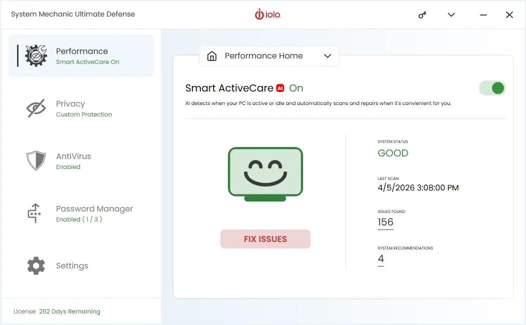 Check the version of System Mechanic