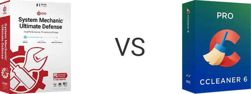 System Mechanic vs CCleaner Pro - Comparison