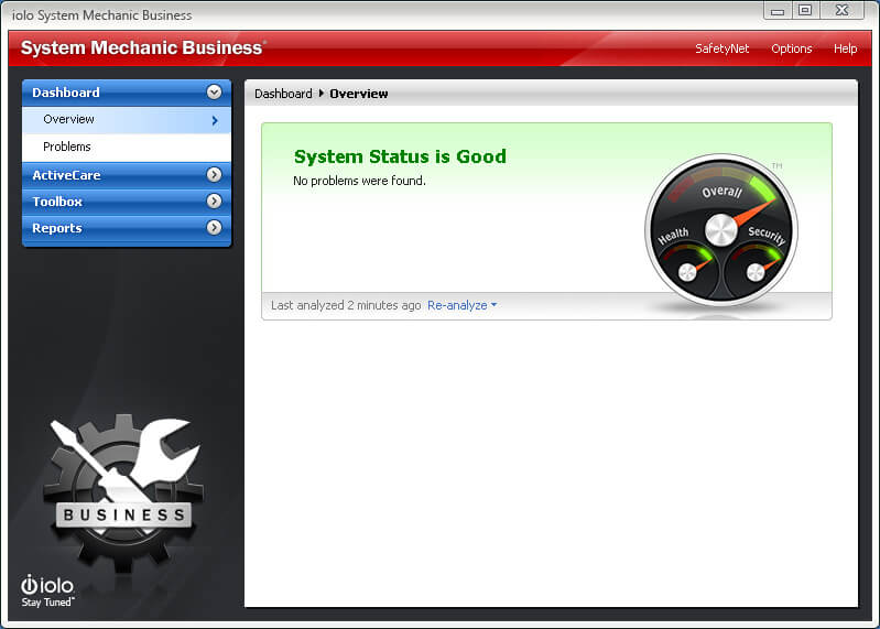 System Mechanic Business Dashboard