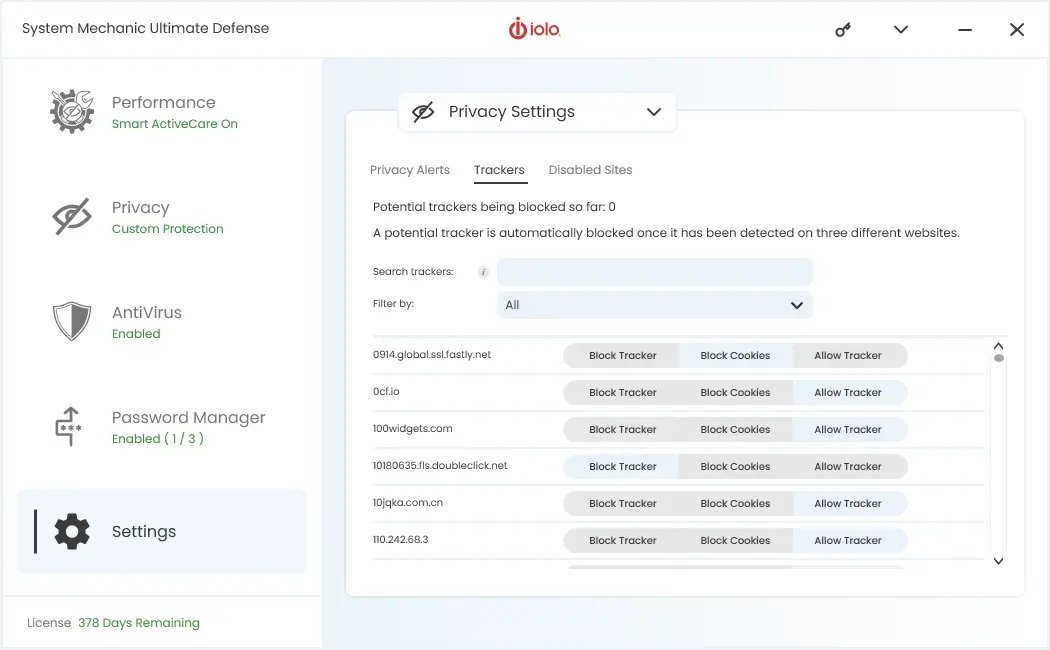 Privacy Guardian History