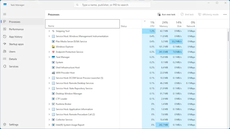 Windows 11 Task Manager